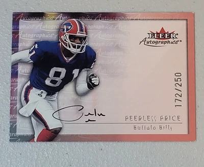 2000 Fleer Tradition Autographics Silver 172/250 Peerless Price Auto - Image 1 of 2