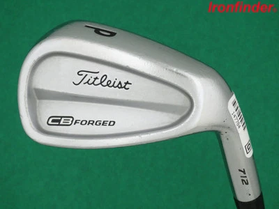 Cuña de lanzamiento Titleist 712 CB forjada única PW acero DG S300 eje rígido MRH Foto 1 de 4