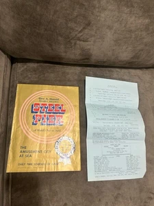 1966 Steel Pier Concert Entertainment Program & Handbill Rolling Stones Supremes - Picture 1 of 24