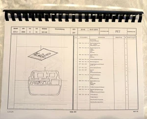 Werksunterlagen , Technische Information Motorsport GT3 Modell 2005 - Bild 1 von 8
