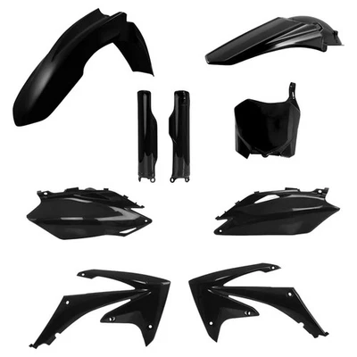 Kit completo de plástico Acerbis preto para Honda CRF250R 2010-2013 - Imagem 1 de 2