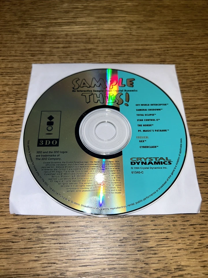 Sample This 3DO CC1M - Image 1 of 1