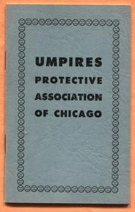 Umpires Protective Association of Chicago 1952 Booklet Constitution & Bylaws - Picture 1 of 2