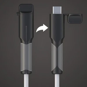 Protecteur de câble USB C vers USB C avec un design en silicone léger - Photo 1 sur 66
