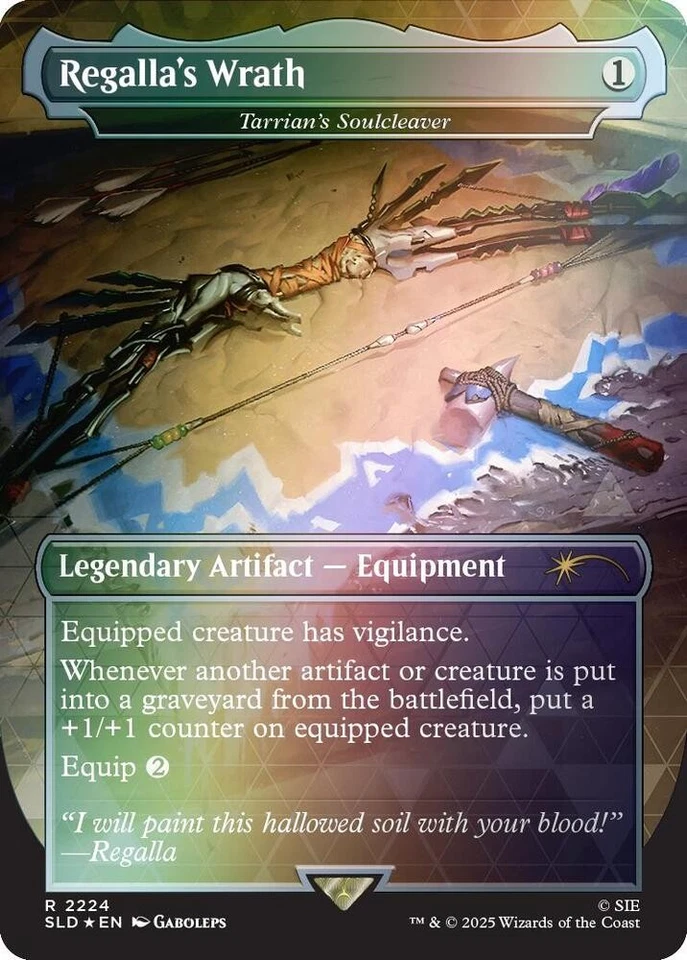 Regalla's Wrath - Tarrian's Soulcleaver (Foil) Secret Lair Drop Series NM MTG - Image 1 of 1