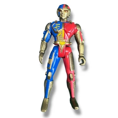 Figura de acción Saban's VR Troopers Deluxe Mega-Tech Ryan Steele 1995 Kenner Foto 1 de 2