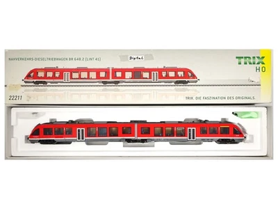 Trix H0 Nahverkehrs-Dieseltriebwagen BR 648.2 (LINT 41) DB digital 22211 OVP - Bild 1 von 4