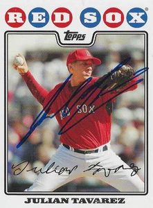 Julian Tavarez Boston Red Sox persönlich handsignierte Karte - Bild 1 von 1