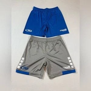 Capelli Rush Niños Jóvenes Fútbol Pantalones Cortos 8 Pequeños Práctica Día del Juego Gris (Bin P) - Imagen 1 de 8