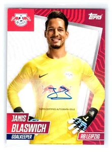 Topps RB Leipzig 2023-24 Team Set Janis Blaswich (RB Leipzig) Auto - Bild 1 von 2