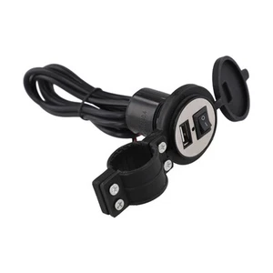 Chargeur Téléphone USB Etanche pour Motos Compatible avec Divers Appareils - Photo 1/12