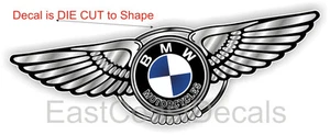 BMW Motorcycle NEW GREY WING DECAL BMW F G K L RT GT CS CL R R 650 s1000 RR XR F - Picture 1 of 1