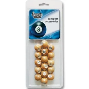 Pool Snooker Billiard Kelly Pool Replacement Spare TIMBER WOODEN Marbles - Picture 1 of 1