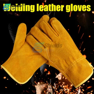 Welding Glove TIG MIG Heat Resistant Leather Glove Protective Welders Gloves USA - Picture 1 of 15