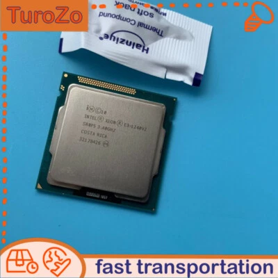 Intel Xeon E3-1240V2 E3-1240 V2 CPU 8M 3.40 GHz Cache  Quad Core LGA 1155 SR0P5 - Image 1 of 2