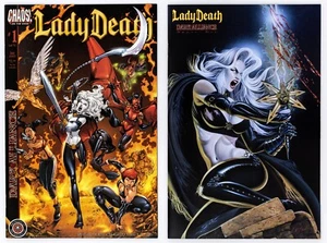 CHAOS! COMICS - LADY DEATH - DARK ALLIANCE 1-3 + VARIANTEN + SIGNED + 2x ASHCAN - Bild 1 von 10