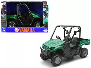 2008 Yamaha Rhino 700 F1 4x4 Off Road ATV Green 1/12 Diecast Model New Ray - Picture 1 of 1