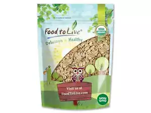 Organic Spelt Flakes - Non-GMO, Uncooked, Raw, Vegan, Kosher - by Food to Live - Picture 1 of 42