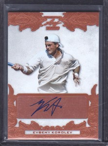 2015 Leaf Ultimate Tennis Bronze #BA-EK1 Evgeny Korolev Auto
