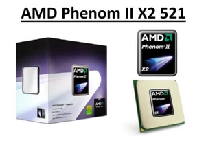 AMD Phenom II X2 521 Dual Core Processor 3.5 GHz, Socket AM2+/AM3, 65W CPU  - Picture 1 of 4
