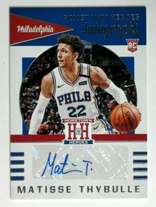 Autógrafos Matisse Thybulle 76ERS 2019-20 Panini Chronicles Hometown Heros - Imagen 1 de 3
