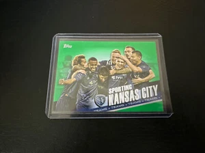 2022 Topps MLS Sporting Kansas City Team Card Green /75 #189 - Picture 1 of 2
