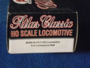 ATLAS CLASSIC HO SCALE #9369 ALCO C-425 ERIE LAUNCAWANNA NO # - Bild 1 von 4