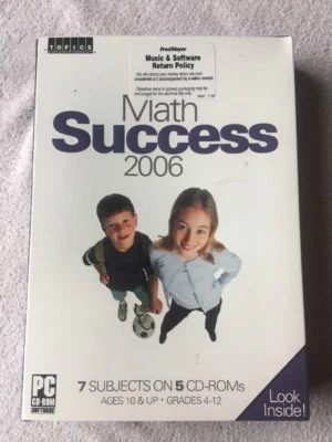 Math Success 2006 7 Subjects on 5 CD-ROMs PC (Topics) - Image 1 of 3