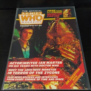 DOCTOR WHO Magazine No. 93 Marvel Comics UK VF- 1980's - Picture 1 of 2