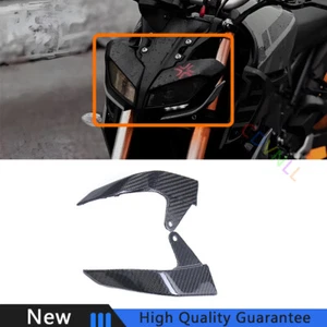 For YAMAHA MT09 FZ09 2013-16 Dry Carbon Fiber Headlight Lower Side Panel Replace - Picture 1 of 6