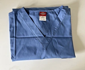 NWT Dickies Signature Women's V-Neck Scrub Top & Pants Set Caribbean Blue, XS - Picture 1 of 4