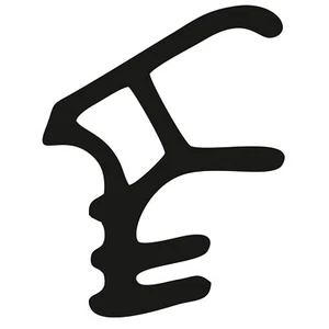 Türdichtung Stahlzargendichtung Z-527 Zargendichtung Tür Zimmertürdichtung - Bild 1 von 11