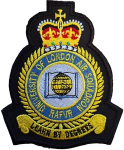 RAF University of London Luftgeschwader gestickter Aufnäher Abzeichen - LETZTE PAAR - Bild 1 von 3
