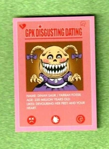 2022 Garbage Pail Kids Disgusting Dating Profile #9 "DINAH SAUR / FARRAH FOSSIL" - Picture 1 of 1
