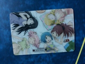 Puella Magi Madoka Magica LAWSON  MORINAGA WAFER CARD   - Picture 1 of 2