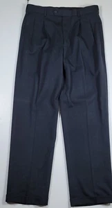 Stafford Essentials Pants Size 34x32 Khaki Classic Fit High Twist Gabardine - Picture 1 of 8