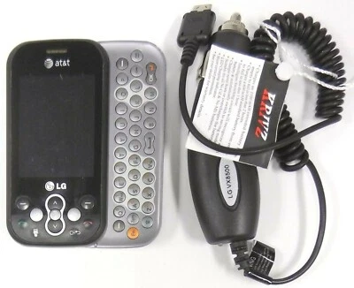 LG Neon GT365 - Black and Gray ( AT&T ) Very Rare Slider Keyboard Phone -Bundled - Image 1 of 4