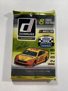 Donruss Racing NASCAR 2019 paquete sellado de fábrica desde caja - 8 tarjetas - Imagen 1 de 2