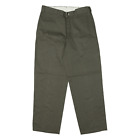 Timber Creek Mens Trousers Green Regular Straight W32 L29