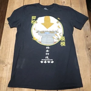 Camiseta Avatar The Last Airbender Circled Image Appa Over Kanji Para Hombre Med Amine - Imagen 1 de 14