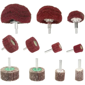 Non-woven Flap Buffing Polishing Wheel Abrasive Sanding Pads For Rotary Tool - Bild 1 von 23
