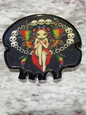 New Unactivated Geocoin - Rainbow of Bones Fairy Jasmine Becket-Griffith - Image 1 of 2