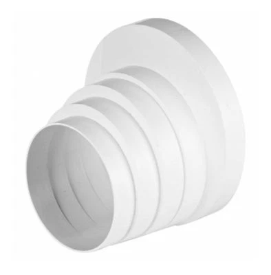 AWENTA Reduzierverbinder Reduzierstück Reduktion Ø 100 - 150 mm Weiß Mehrstufiges PVC