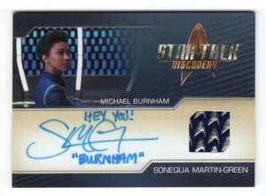 Star Trek Discovery Staffel 3 Relikt Autogramm Sonequa Martin-Green als Burnham - Bild 1 von 3