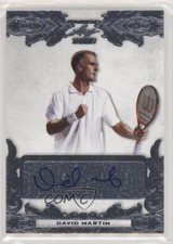 2015 Leaf Ultimate Tennis Silver Etched Foil /25 David Martin #BA-DM1 Auto