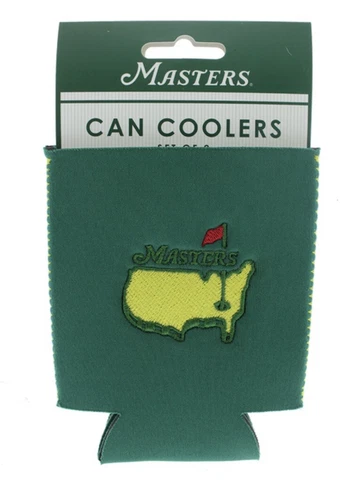 2023 NEW MASTERS AUGUSTA NATIONAL 2 PACK KOOZIES CAN COOLER GOLF ANGC ANWA Cover