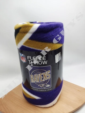 Baltimore Ravens Fleece Throw Blanket - NFL Football (campaign) 50 x 60 inches Cover