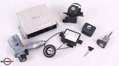 MERCEDES R170 SLK230 MANUAL TRANSMISSION ECU IGNITION KEY IMMOBILIZER SET - Image 1 of 4