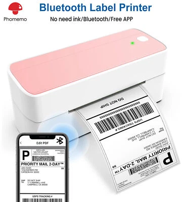 Phomemo Etikettendrucker für DHL GLS Versand Thermo etiketten WiFi/Bluetooth/USB - Bild 1 von 4