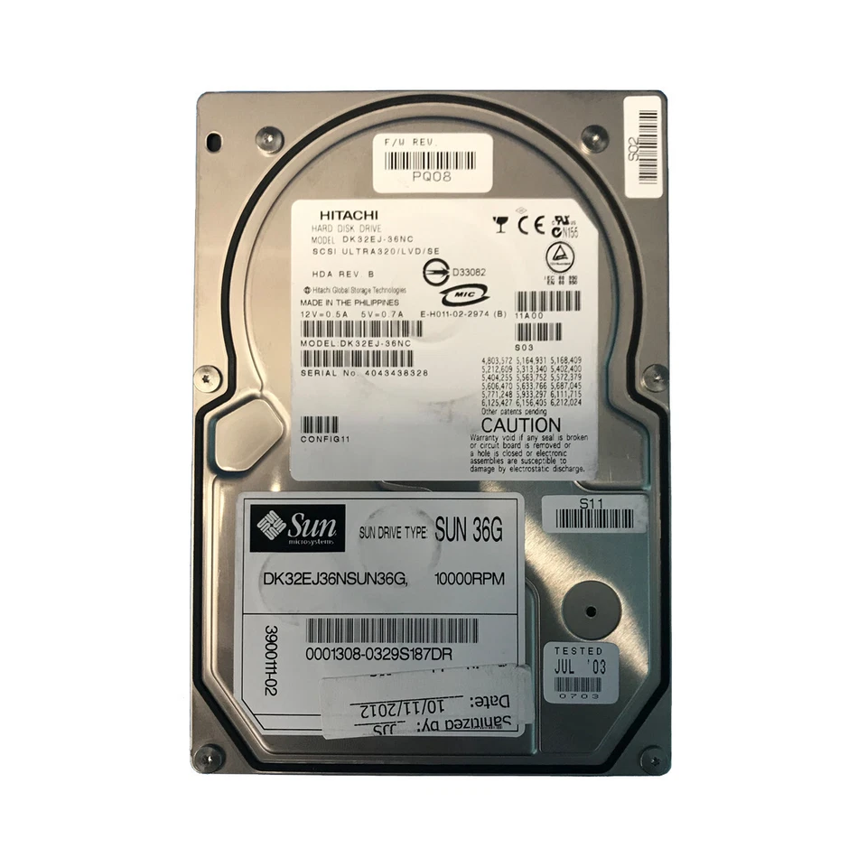 DK32EJ-36NC Hitachi Ultrastar DK32EJ Hard Drive DK32EJ-36NC - Image 1 of 1